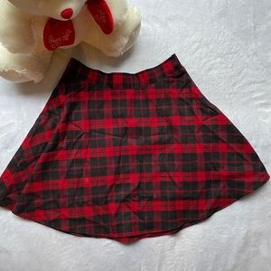 Pleated mini skirt